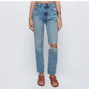 Re/Done 90’s High Rise Ankle Crop Jeans